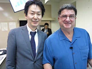 コロンビア大学 デニス・ターナー先生とニューヨークにて 写真